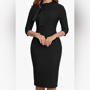 Chic Black Long Sleeve Dress for Women